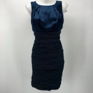 Nicole Miller Blue Sleeveless Dress 6